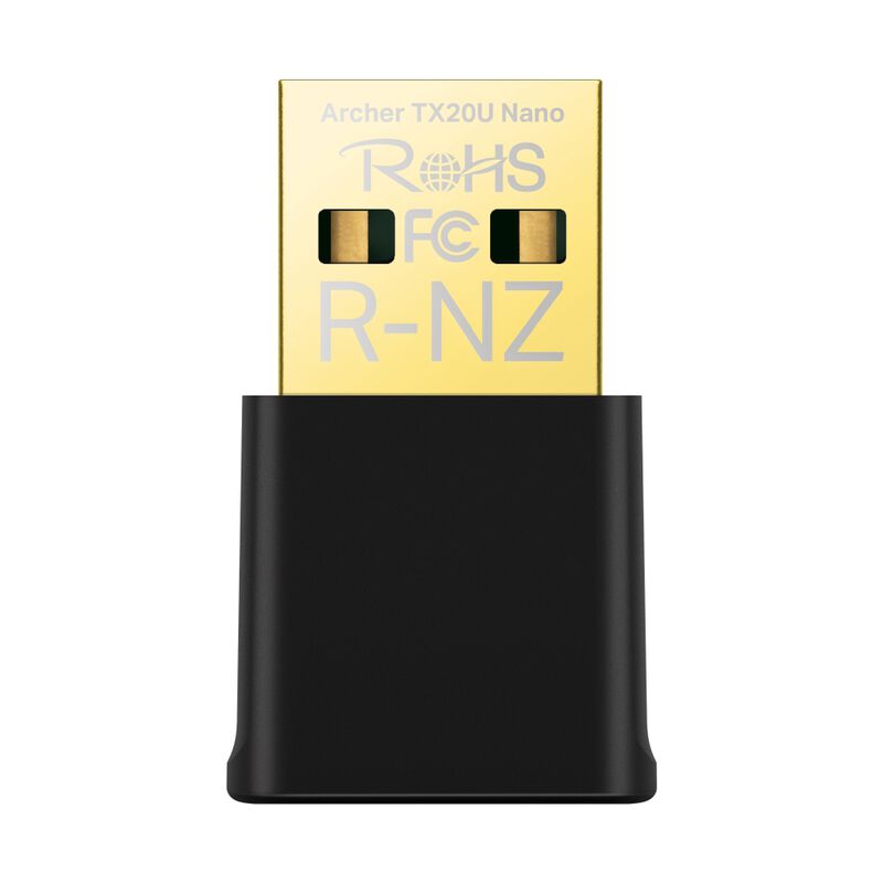 TP-Link Archer TX20U Nano USB WLAN-Adapter, Wi-Fi 6 AX1800, Dual-Band - schwarz