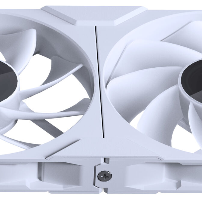 PHANTEKS M25 Gen2 PWM D-RGB Fan - Reverse Blade, 140mm, White image number 9