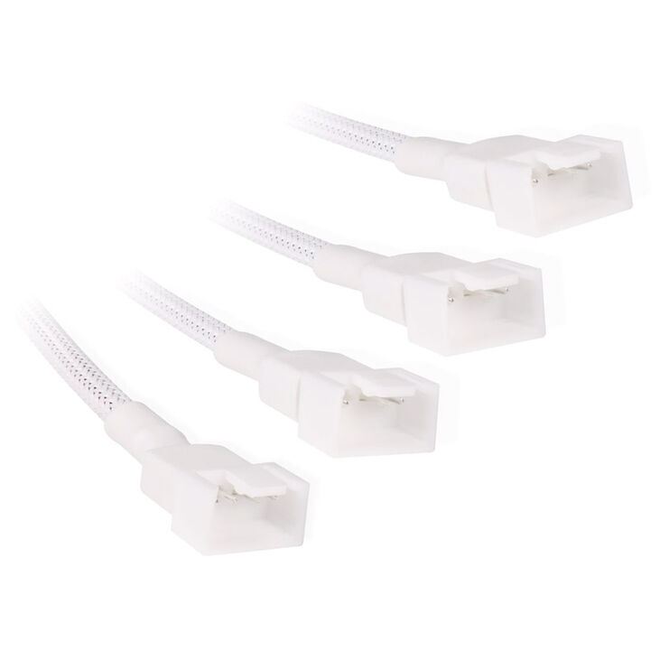 Alphacool Y-Splitter 4-Pin auf 4x 4-Pin PWM 60cm - weiß image number 1
