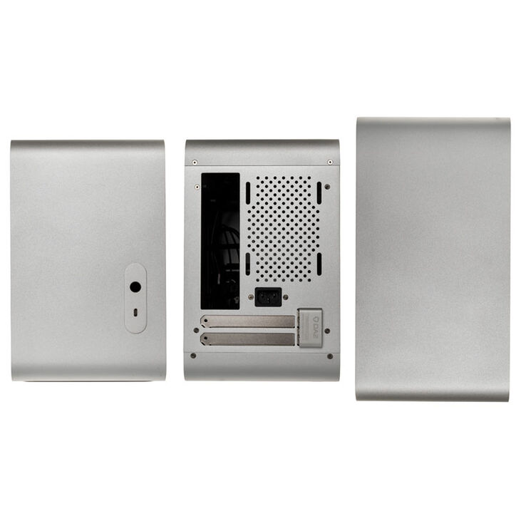Streacom DA2 Mini-ITX Gehäuse - silber image number 3