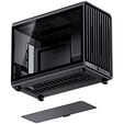 Jonsbo D33 STD PC Case, Mini Case, mATX, Tempered Glass - black image number null