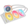 Corsair iCUE LINK Titan 360 RX LCD Komplett-Wasserk&uuml;hlung, RGB - 360mm, wei&szlig; image number null