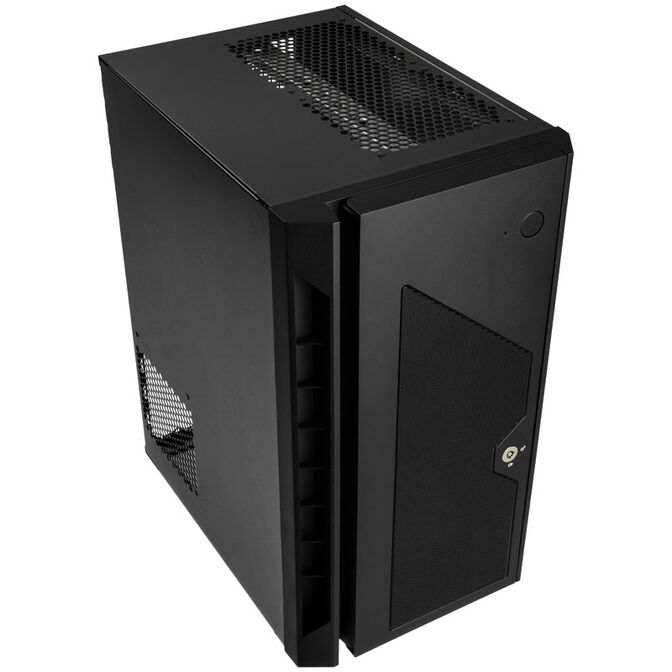 SilverStone SST-CS381 v1.1 Mini-ITX Storage, black image number 1