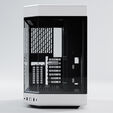 Hyte Y60 PC Case, Mid Tower, Tempered Glass - Black/White image number null