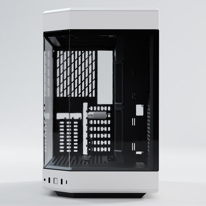 Hyte Y60 PC Case, Mid Tower, Tempered Glass - Black/White image number 5
