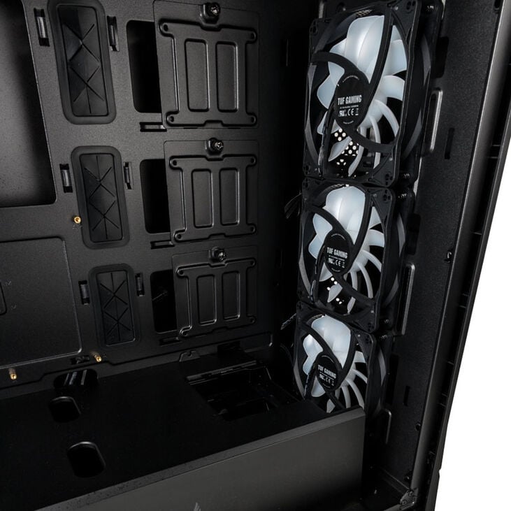 ASUS TUF GT501 Mid Tower, Tempered Glass - Black image number 7