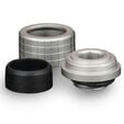 Thermal Grizzly DeltaMate Fitting, Messing, G1/4&rdquo;-Gewinde - nickel, HT14, 6er-Pack image number null