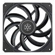 SilverStone SST-AS140B Air Slim 140 PWM Fan - black image number null