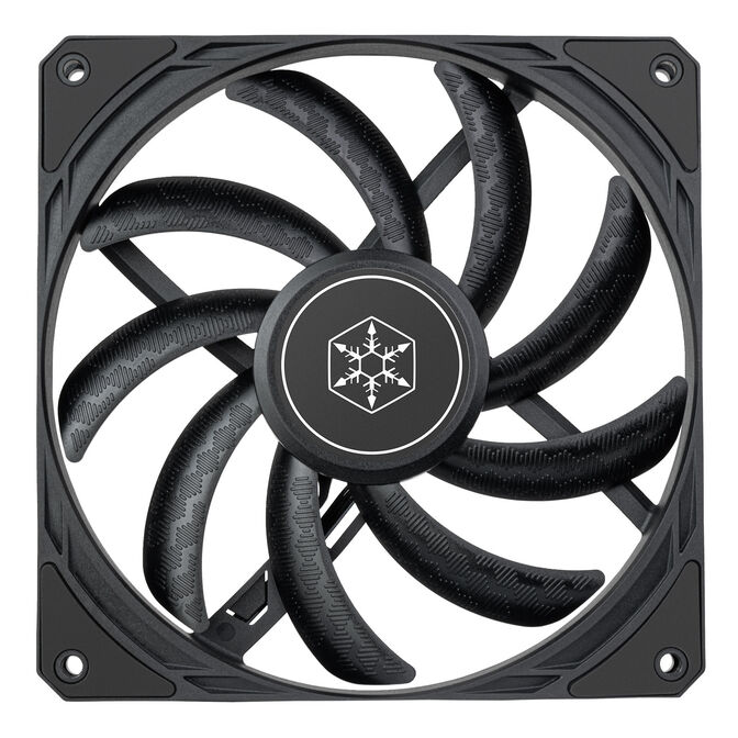 SilverStone SST-AS140B Air Slim 140 PWM Fan - black image number 1