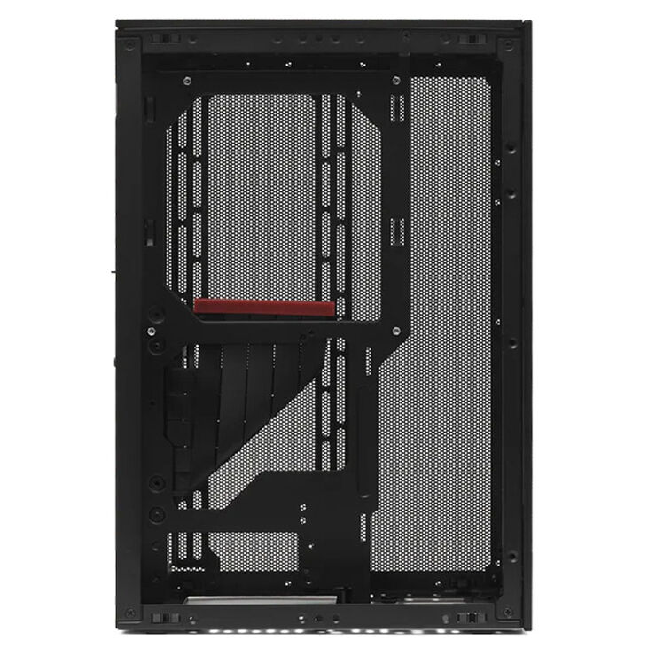 Ssupd Meshrom S V2 PCIe 5.0 PC Gehäuse, Mini-Tower, Mini-ITX Gehäuse - schwarz image number 3