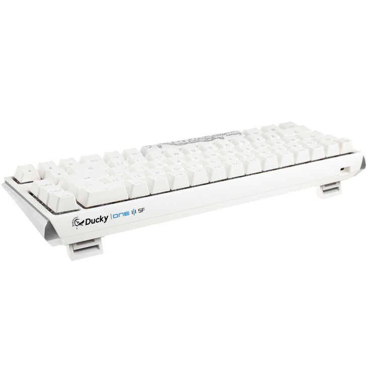 Ducky One 3 Classic Pure White SF Gaming Keyboard, RGB LED - MX-Silent-Red (US) image number 2
