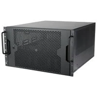 SilverStone RM600 Rackmount-Geh&auml;use, E-ATX / SSI-EEB, 6U-Formfaktor - dunkelgrau