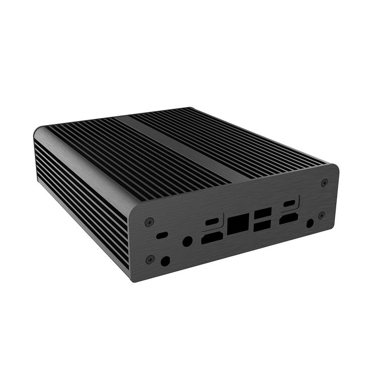 Akasa Newton AC3 UCFF-Gehäuse für Intel NUC 13 Pro mit i3, Fanless - schwarz image number 2