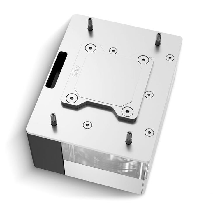 EK Water Blocks EK-Quantum Velocity² DDC 4.2 PWM D-RGB - AM5 Nickel + Acrylic image number 1