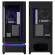 ASUS Prime AP304 ARGB PC Case, Mid Tower, ATX, ARGB, Tempered Glass &ndash; black image number null