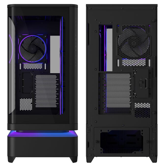 ASUS Prime AP304 ARGB PC Case, Mid Tower, ATX, ARGB, Tempered Glass &ndash; black image number 12