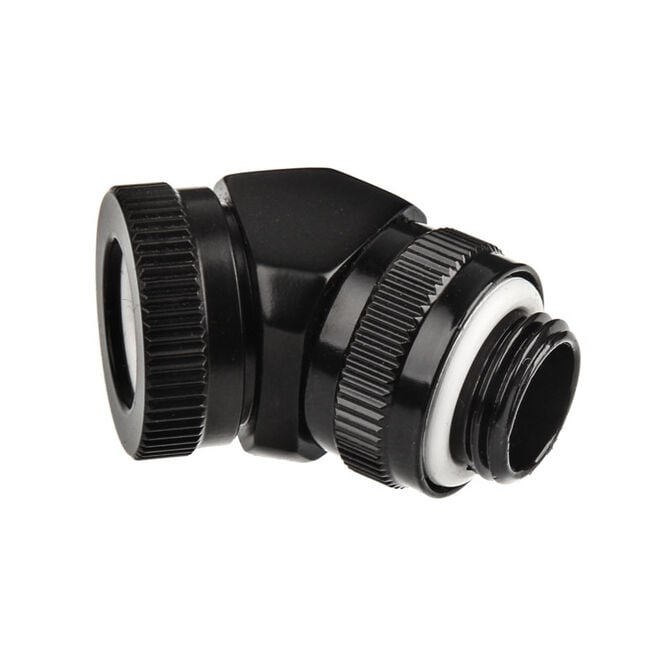 PHANTEKS Glacier Rotary Anschluss 45 Grad G1/4 Zoll AG auf 12mm AD Hardtube - drehbar, schwarz image number 1