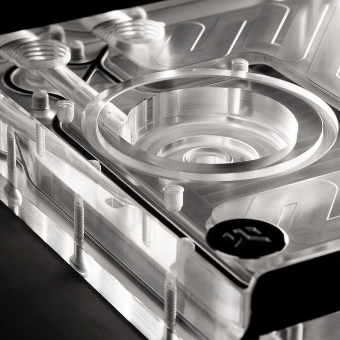 EK Water Blocks EK-Quantum Kinetic3 FLT D5 PWM Reservoir-Pump Combo - 240mm, D-RGB, Acrylic image number 4