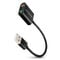 AXAGON ADA-12 USB 2.0, Stereo Audio Mini-Adapter, 15 cm Kabell&auml;nge