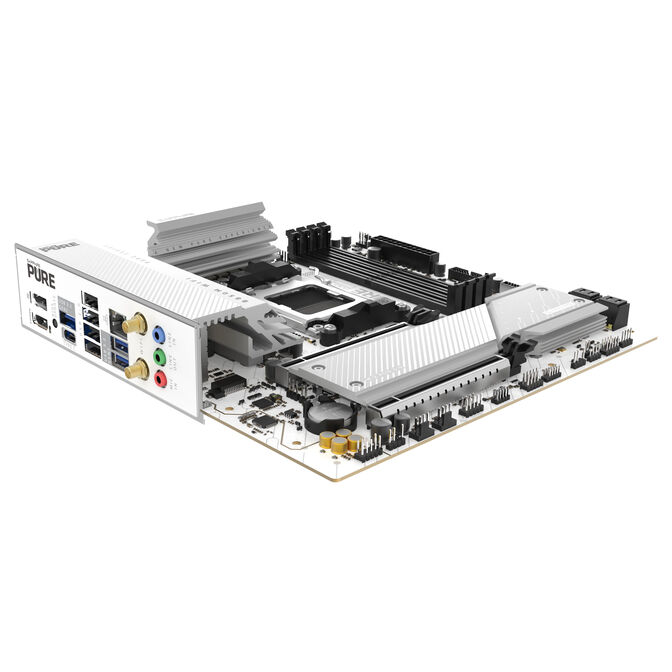 Sapphire Pure B850M WiFi Mainboard, Sockel AM5, AMD B850, mATX, DDR5 image number 5