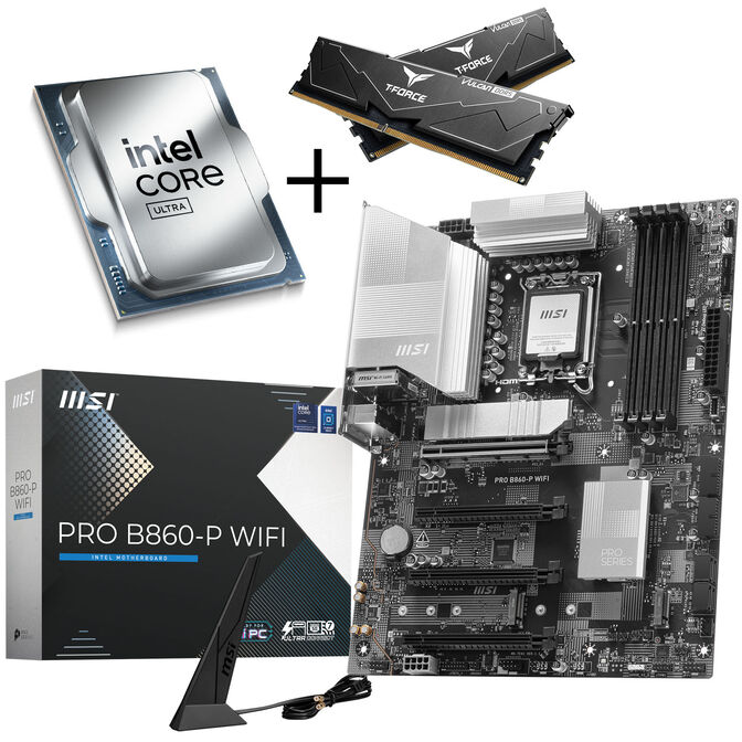 King Mod Systems Intel/MSI Upgrade-Bundle, Intel Core Ultra-CPU, MSI-Mainboard, DDR5 image number 0
