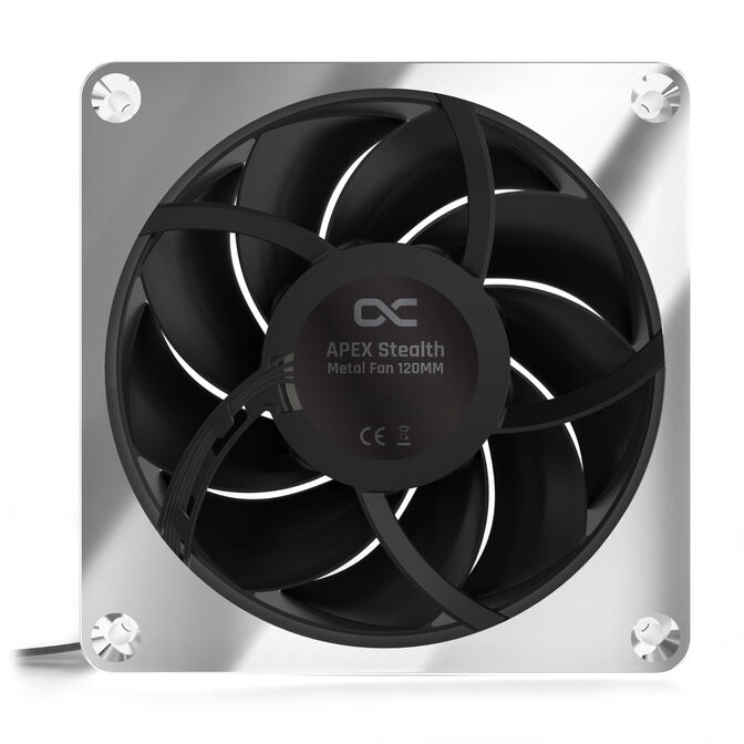 Alphacool Apex Stealth Metal Fan 120 mm - chrome image number 2