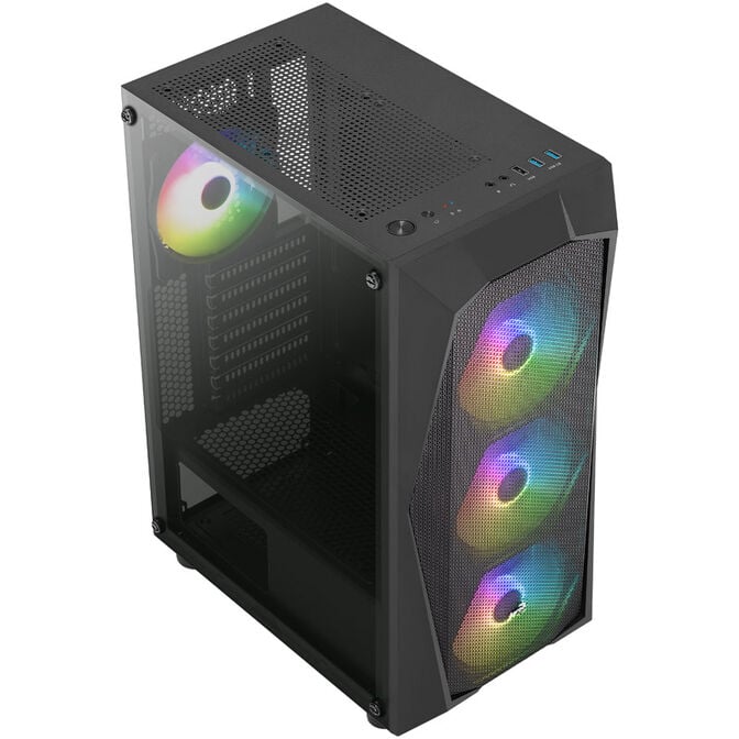Aerocool Falcon V2 Midi-Tower - Acrylglas schwarz image number 1