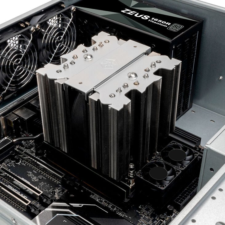 SilverStone SST-XED120S-WS CPU-Kühler, LGA 4677, 4U-Formfaktor - silber image number 9