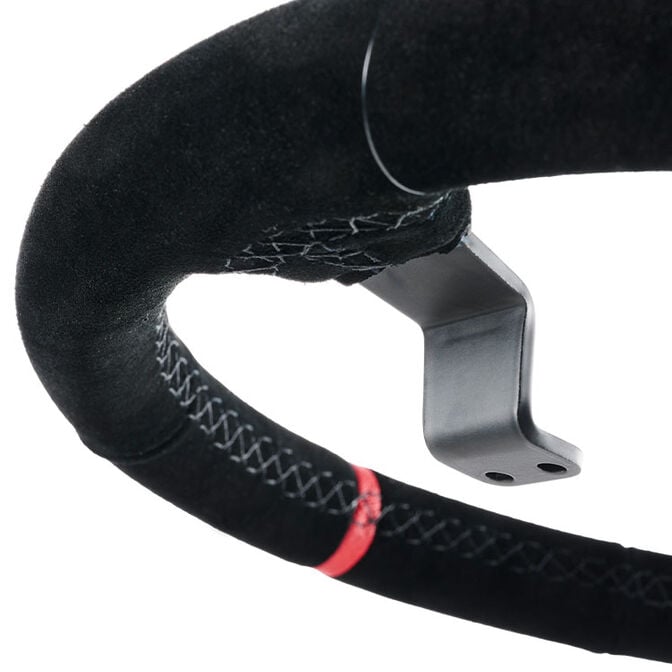 Asetek SimSports GT Rim, gew&ouml;lbt, 340 mm - schwarz, wildleder image number 7