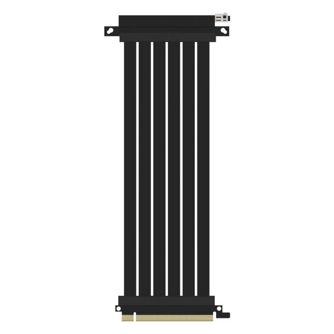 Ssupd Riser Flachband-Kabel - PCIe 4.0, 270mm, schwarz image number 0