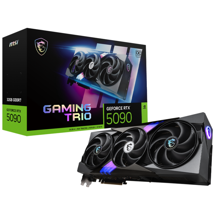 MSI GeForce RTX 5090 32G Gaming Trio OC, 32768 MB GDDR7 image number 0