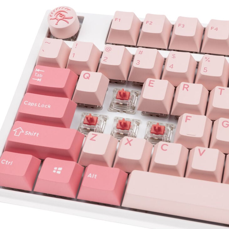 Ducky One 3 Gossamer TKL Pink Gaming Tastatur - MX-Silent-Red (US) image number 4