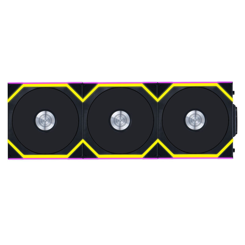 Lian Li UNI FAN SL Wireless ARGB PWM Lüfter, 3er-Pack inkl. Controller - 120 mm, schwarz