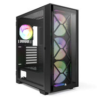 Montech AIR 1000 Premium, Mid Tower, Tempered Glass, - Black