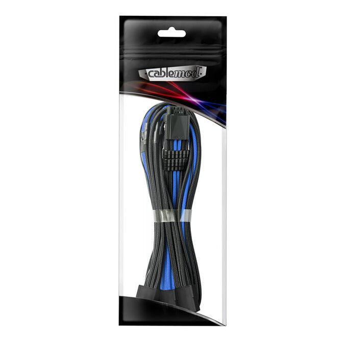 CableMod PRO ModMesh 12VHPWR auf 3x PCI-e Kabel - 45cm, schwarz/blau image number 2