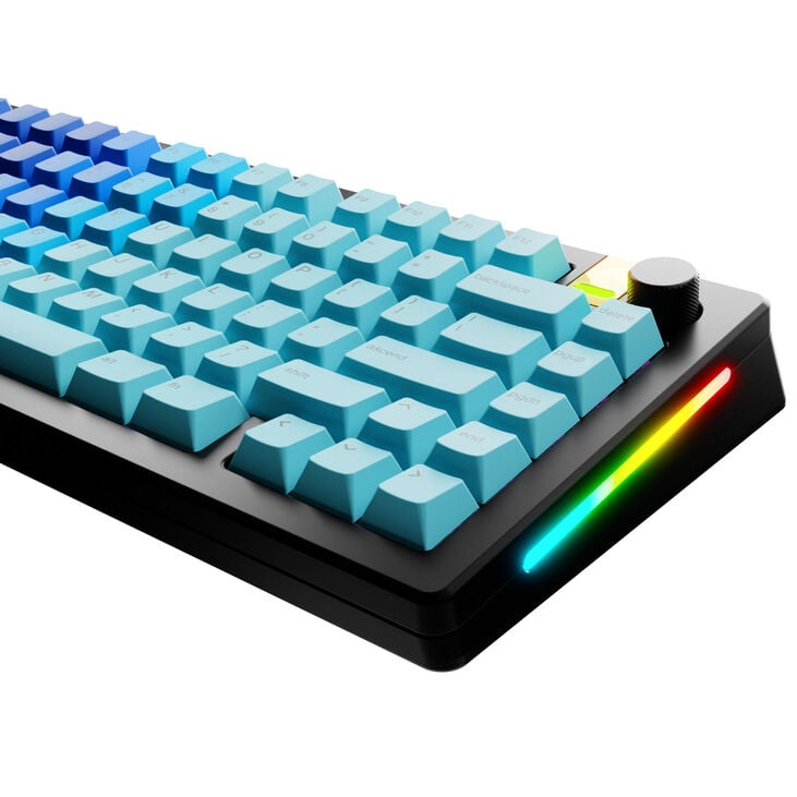 Glorious GPBT Gradient Keycaps, ANSI Layout (US), PBT, Dye-Sub - Ocean image number 2