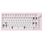 Akko MonsGeek M1 V3 QMK Barebone Gaming Keyboard, 75%, Hot-swap capable, RGB, ANSI layout - Pastel Pink