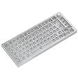 Glorious GMMK Pro White Ice 75% TKL Keyboard - Barebone, ISO Layout, Silver image number null