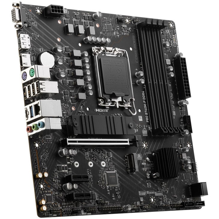 MSI Pro B760M-P, Sockel LGA 1700, Intel B760M, Micro-ATX - DDR4 image number 1