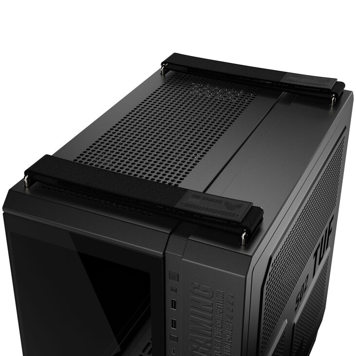 ASUS TUF Gaming GT502 Horizon PC Case, Mid Tower, ATX, Tempered Glass - Black image number 12