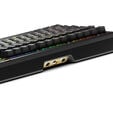 Glorious GMMK 3 Pro HE Wireless 75 % Gaming-Tastatur, Fox HE Switches - ISO Nordic, schwarz image number null