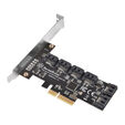 Silverstone SST-ECS06 SATA Adapterkarte, PCIe 3.0, 6x SATA 6G - Low Profile image number null
