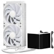 Jonsbo D32 PRO PC Case + TRYX PANORAMA SE Complete Water Cooling, ARGB - 240mm, White image number null