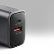 AXAGON ACU-PQ67 GaN Charger, USB-C Power Delivery 3.0, USB-A Quick Charge 4 - grey image number null