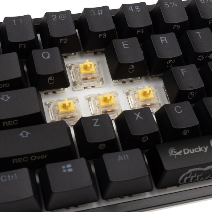Ducky One 2 Pro Mini Gaming Tastatur, RGB LED - Gateron Yellow (US) image number 7