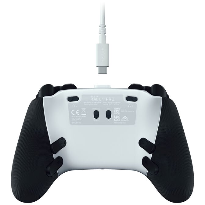 Razer Raiju V3 Pro kabelloser PS5-/PC-Controller, Pro-Tasten, symmetrisches Layout - wei&szlig; image number 5