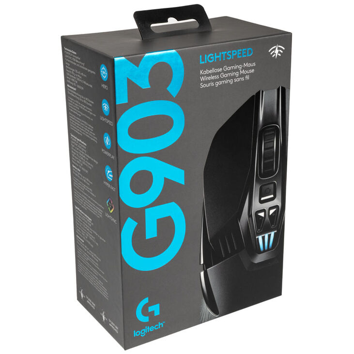 Logitech G903 Hero Lightspeed Gaming Mouse - black image number 8