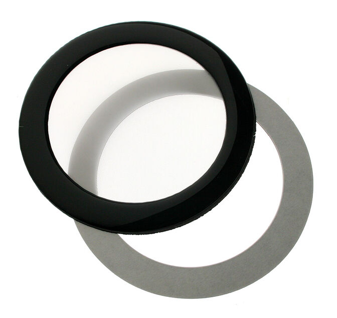 DEMCiflex Staubfilter 80mm, rund - schwarz/wei&szlig; image number 0