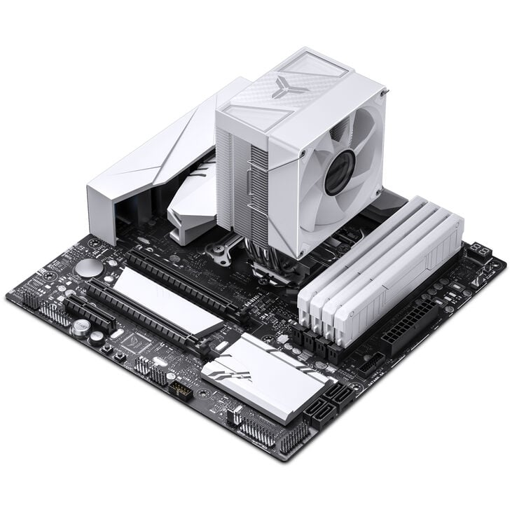 Jonsbo CR-1400 V2 ARGB CPU-Kühler, 92mm - weiß image number 9