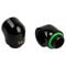 Bitspower Touchaqua Adapter 90 Degree G1/4 inch Male to G1/4 inch Female - 2 Pack, black
